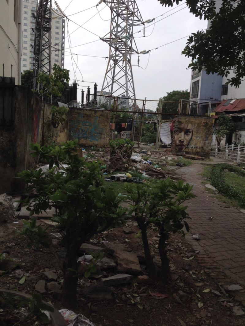 Tuyến đường khi chưa được cải tạo