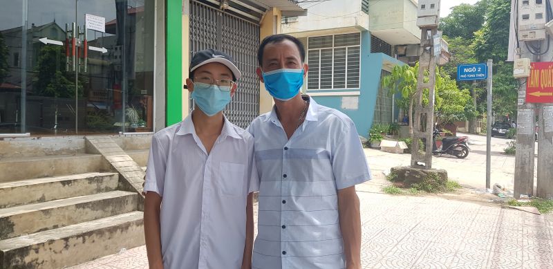 Thí sinh Trần Thanh Quang, học sinh lớp 9, trường THCS  Kim Sơn, thị xã Sơn Tây