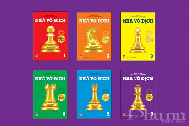 Bộ s&aacute;ch "Nh&agrave; v&ocirc; địch" vừa ra mắt c&ocirc;ng ch&uacute;ng y&ecirc;u cờ vua.