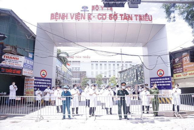 Dỡ bỏ phong toả tại BV K3 Tân Triều