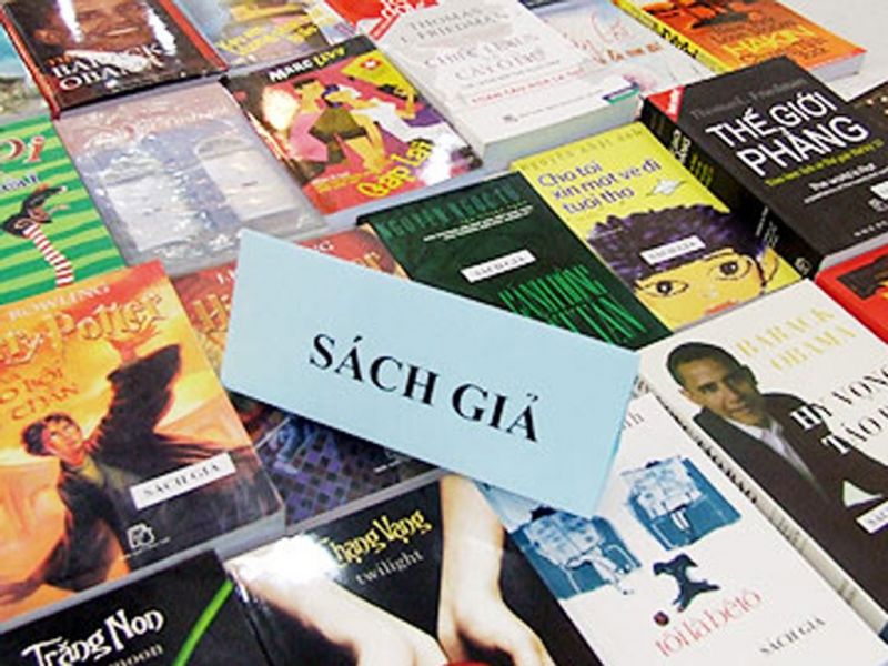 Sách giả là vấn nạn đáng báo động của ngành xuất bản hiện nay