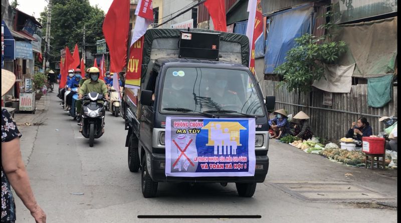 Tuổi trẻ Công an và đoàn thanh niên Đông Anh ra quân tuyên truyền phòng chống ma túy - ảnh 6