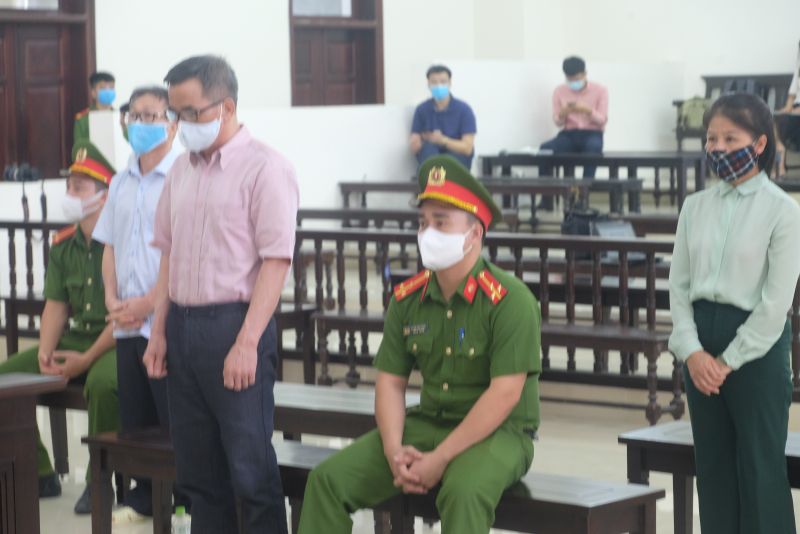 Các bị cáo tại Toà phúc thẩm