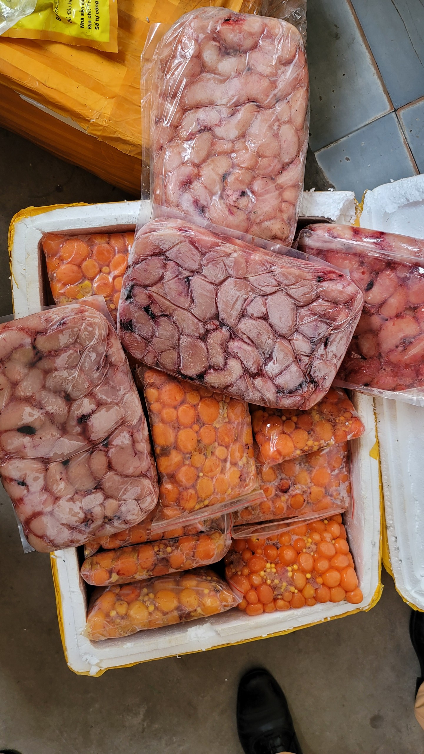 Sản phẩm bị thu giữ