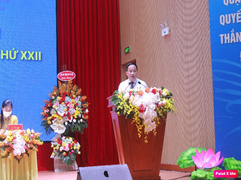 Đồng ch&iacute; Trần Quyết Thắng, Ph&oacute; B&iacute; thư thường trực, Chủ tịch HĐND quận Hai B&agrave; Trưng cũng tin tưởng phong tr&agrave;o phụ nữ v&agrave; hoạt động Hội thời gian tới sẽ ph&aacute;t triển l&ecirc;n một tầm cao mới