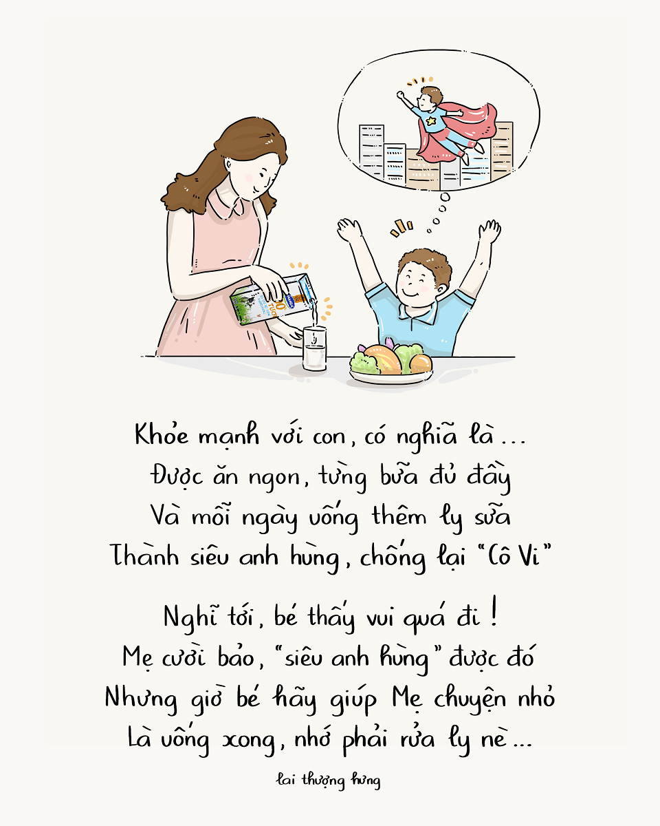 Bộ tranh thơ hưởng ứng chiến dịch "Bạn khỏe mạnh, Việt Nam khỏe mạnh" chiếm trọn tình cảm của cộng đồng mạng - ảnh 2