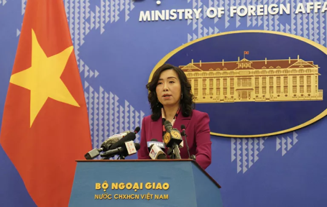 Người phát ngôn Bộ Ngoại giao Việt Nam Lê Thị Thu Hằng.