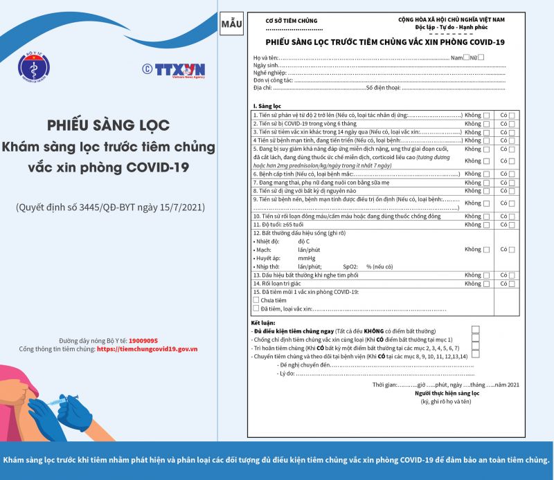 Hướng dẫn người đi tiêm vắc-xin Covid-19 tự theo dõi sức khỏe sau tiêm chủng - ảnh 7