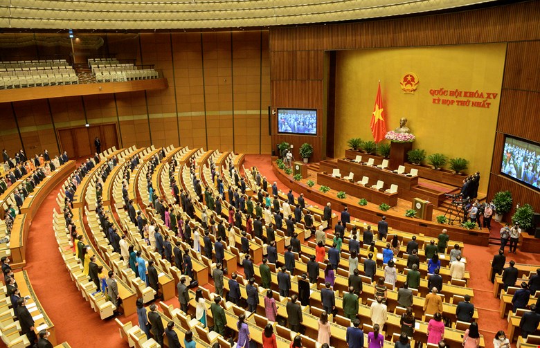 Quang cảnh lễ bế mạc kỳ họp