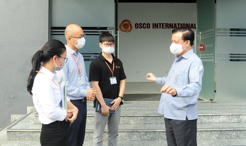 Bí thư Thành ủy Hà Nội kiểm tra công tác phòng, chống dịch