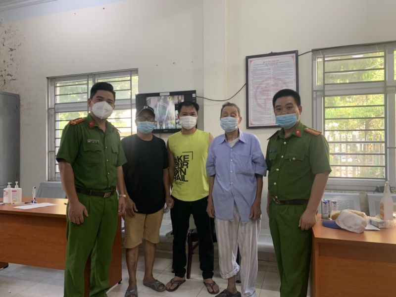 Cụ Trần Văn Ý (82 tuổi) đã được gia đình đón về