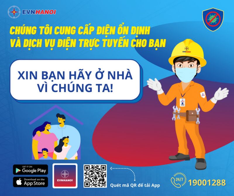 EVNHANOI  khuyến nghị khách hàng sử dụng kênh giao dịch trực tuyến - ảnh 1