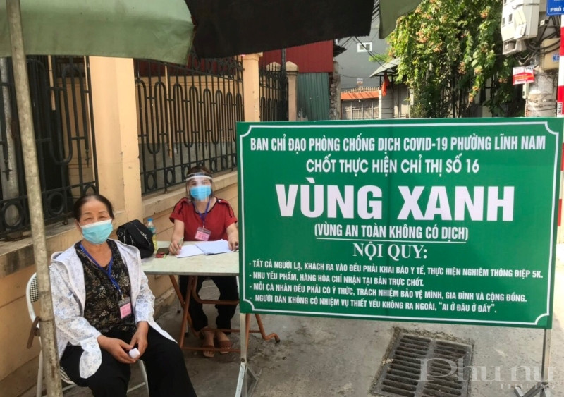 Hội LHPN quận Hoàng Mai với chương trình "Rau sạch 0 đồng - Ai cần cứ lấy, mỗi người 1 bó" - ảnh 14