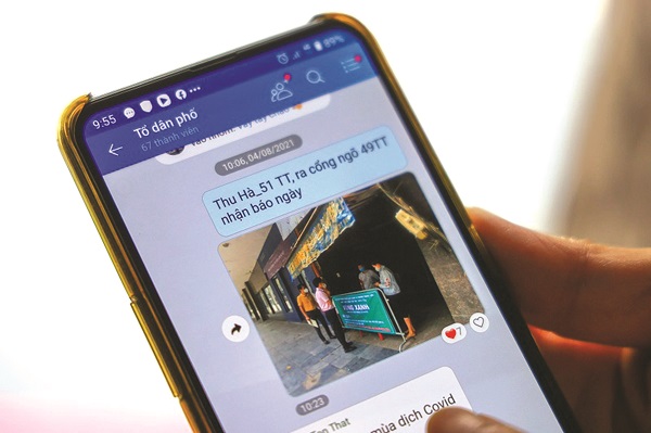 Nhóm zalo của ngõ 49 phố Tràng Tiền, quận Hoàn Kiếm