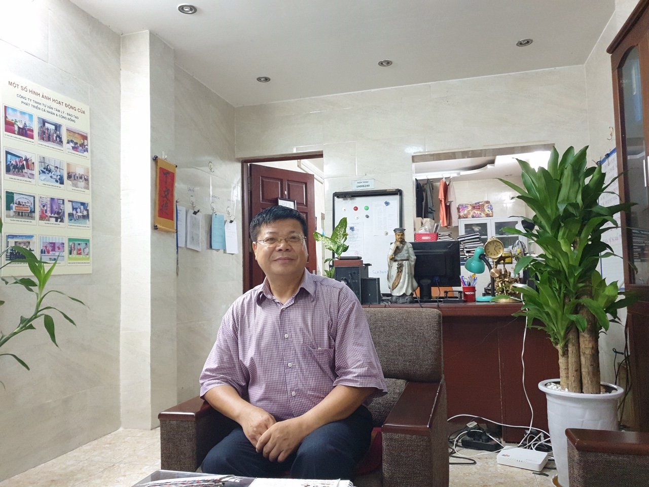 Chuyên gia tư vấn tâm lý Đinh Đoàn đã có hơn 20 năm làm cộng tác viên của Báo Phụ nữ Thủ đô