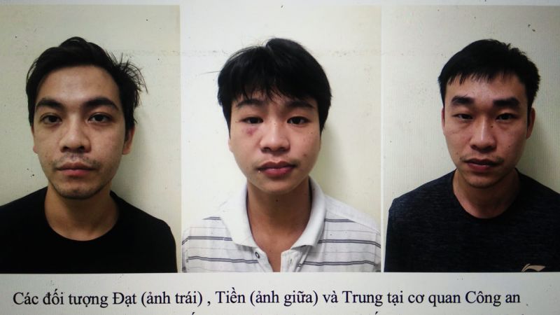 Các đối tượng tại cơ quan điều tra