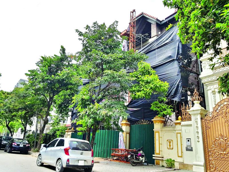 Công trình số 9 nhà B, khu biệt thự 5,2ha, phường Yên Hòa, quận Cầu Giấy Công trình số 9 nhà B, khu biệt thự 5,2ha, phường Yên Hòa, quận Cầu Giấy