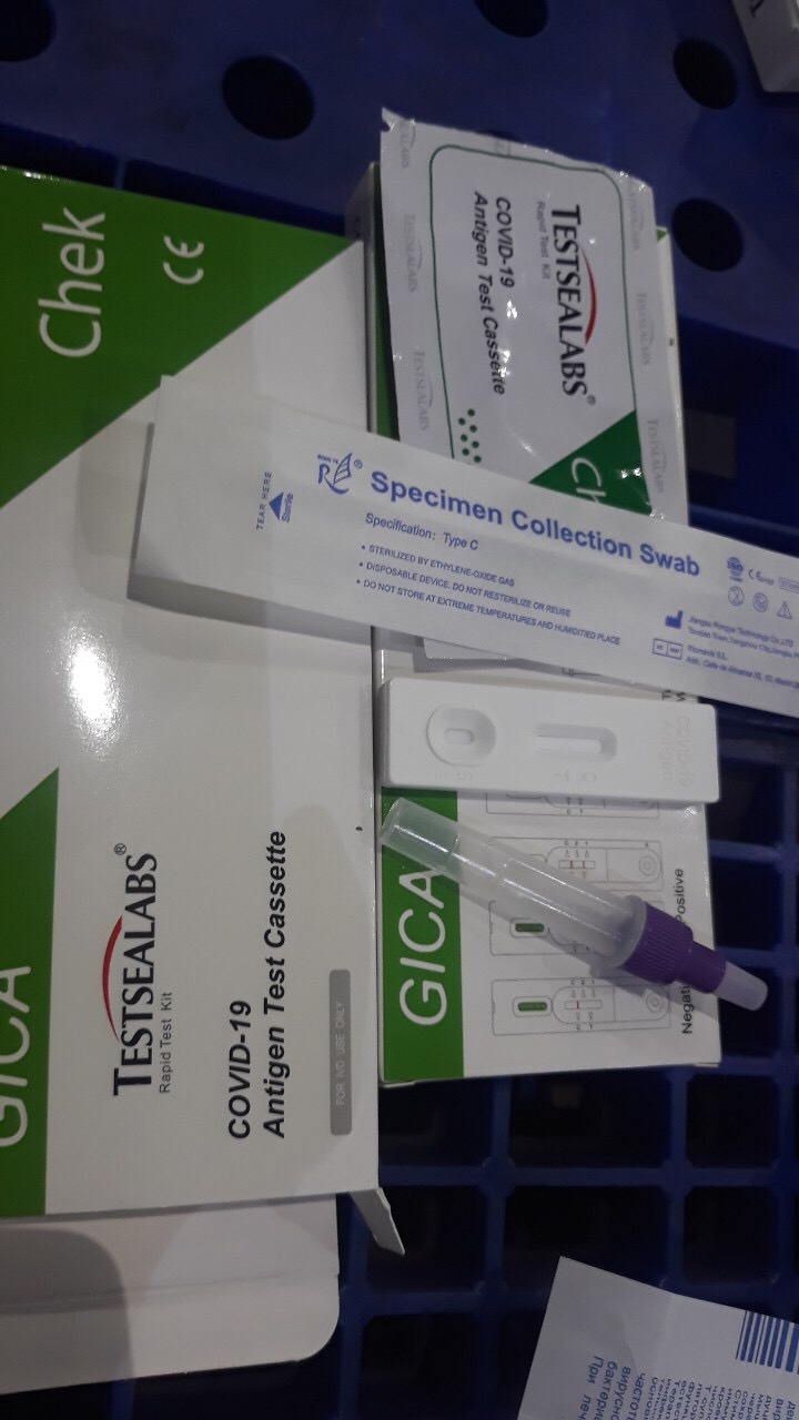 180 bộ test xét nghiệm nhanh Covid-19 vi phạm về xuất khẩu trái phép
