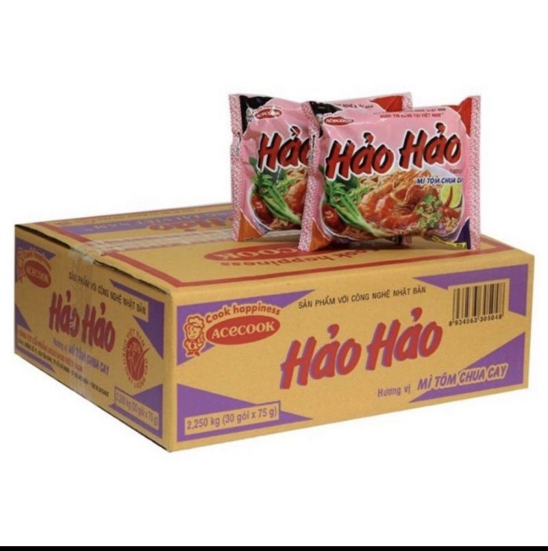 Sản phẩm mỳ Hảo Hảo của Acecook