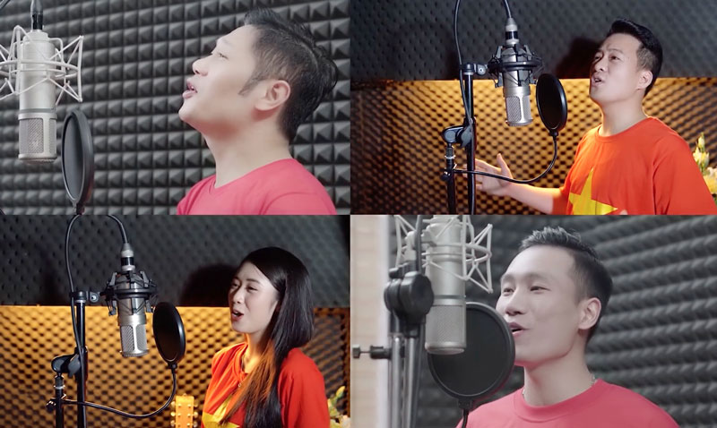 C&aacute;c nghệ sĩ thể hiện những ca kh&uacute;c chống dịch Covid-19