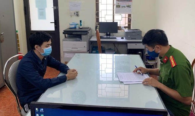 CQĐT ghi lời khai của Nguyễn Văn Công