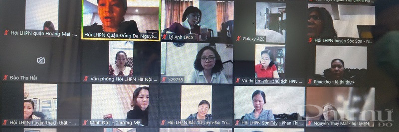 Tại hội nghị Chủ tịch Hội LHPN các quận huyện trao đổi  những kết quả hoạt động trong quý III và nhất là công tác phòng chống dịch bệnh Covid - 19 trên địa bàn Tại hội nghị Chủ tịch Hội LHPN các quận huyện trao đổi  những kết quả hoạt động trong quý III và nhất là công tác phòng chống dịch bệnh Covid - 19 trên địa bàn