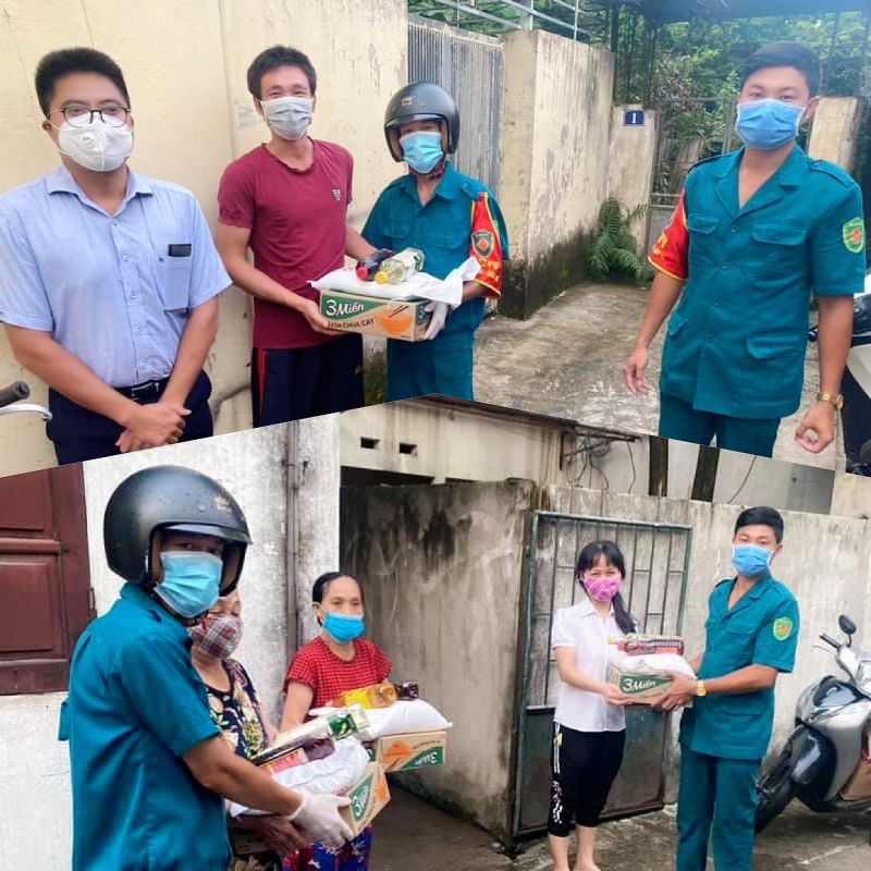 Ban Chỉ huy quân sự huyện tặng quà cho các gia đình gặp khó khăn do đại dịch Covid-19 Ban Chỉ huy quân sự huyện tặng quà cho các gia đình gặp khó khăn do đại dịch Covid-19
