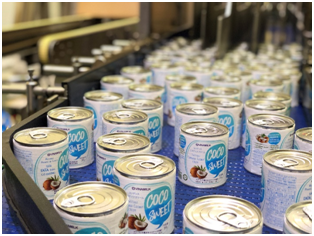 Sản phẩm sữa dừa đặc Vinamilk xuất khẩu đi Nhật Bản