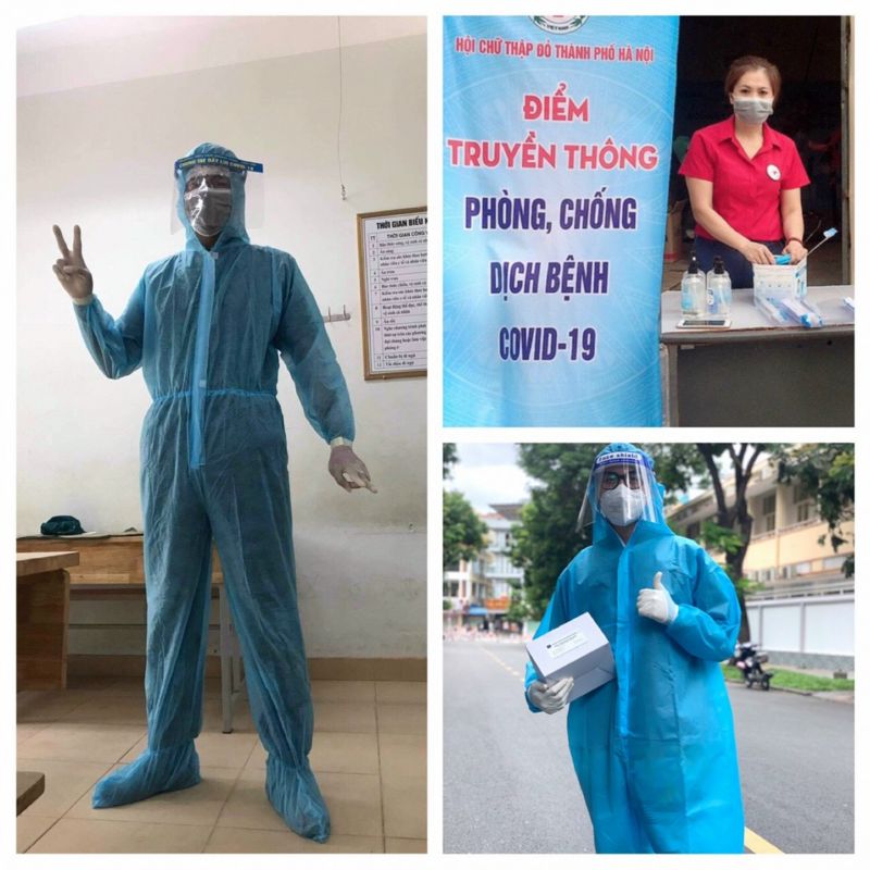 “Ở 3 đầu nỗi nhớ”, chị Phương luôn động viên các con cùng quyết tâm, chiến thắng dịch bệnh để gia đình sớm đoàn tụ. Ảnh: NVCC