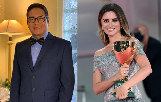 Giải Nam/Nữ chính xuất sắc thuộc về John Arcilla của “On the Job: The Missing 8” (trái) và diễn viên Penélope Cruz của phim “Parallel Mothers”.