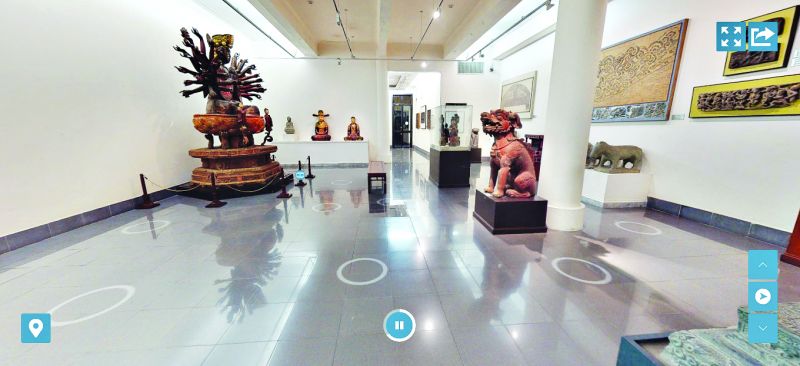 Bảo t&agrave;ng Mỹ thuật Việt Nam với ứng dụng 3D tour gi&uacute;p kh&aacute;ch tham quan v&ocirc; c&ugrave;ng ch&acirc;n thực Ảnh: TP