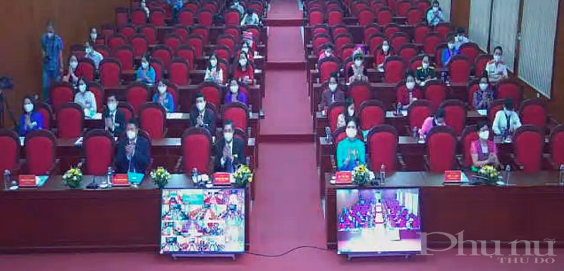 Các đại biểu tham dự Đại hội tại điểm cầu Trung tâm