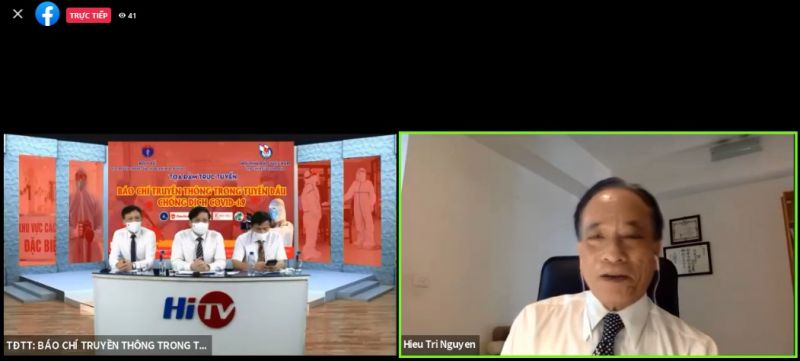 Tiến sĩ Nguyễn Trí Hiếu phát biểu Tiến sĩ Nguyễn Trí Hiếu phát biểu