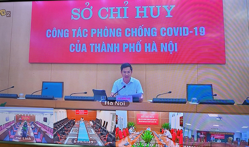 Phó Chủ tịch UBND TP Hà Minh Hải chủ trì giao ban.