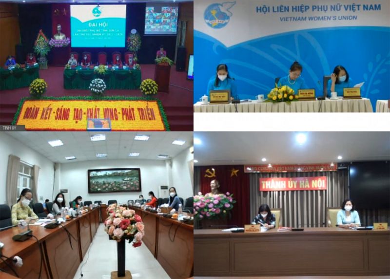 Đại hội Đại biểu Phụ nữ tỉnh Sơn La được tổ chức bằng h&igrave;nh thức trực tuyến.