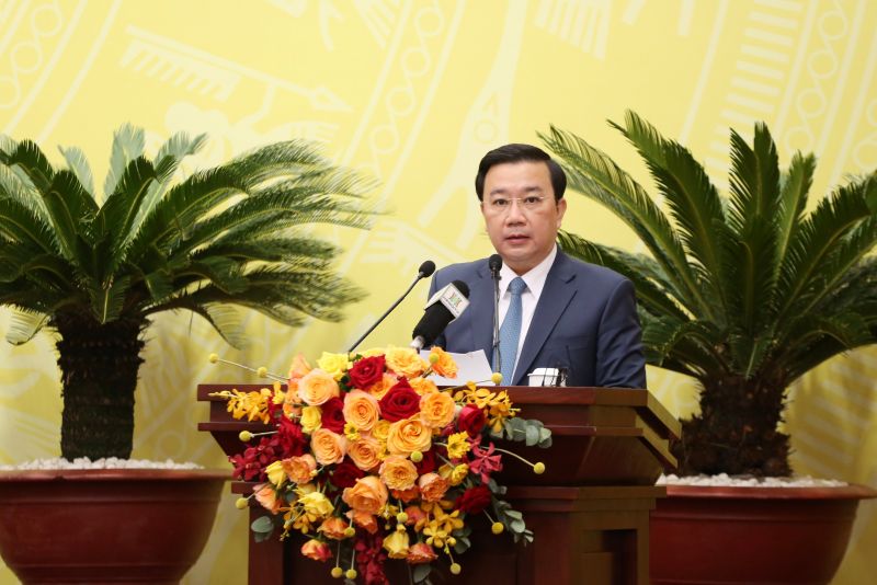 Phó Chủ tịch UBND TP Chử Xuân Dũng phát biểu