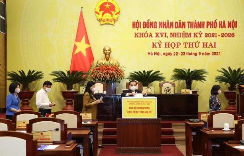 Ủy viên T.Ư Đảng, Phó Bí thư Thành ủy, Chủ tịch UBND TP Hà Nội Chu Ngọc Anh ủng hộ Chương trình