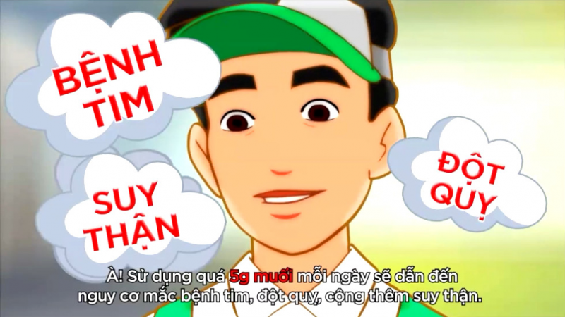 Thông điệp truyền thông giảm tiêu thụ muối do WHO phối hợp với các đơn vị thực hiện sẽ được đăng tải trên các trang mạng xã hội