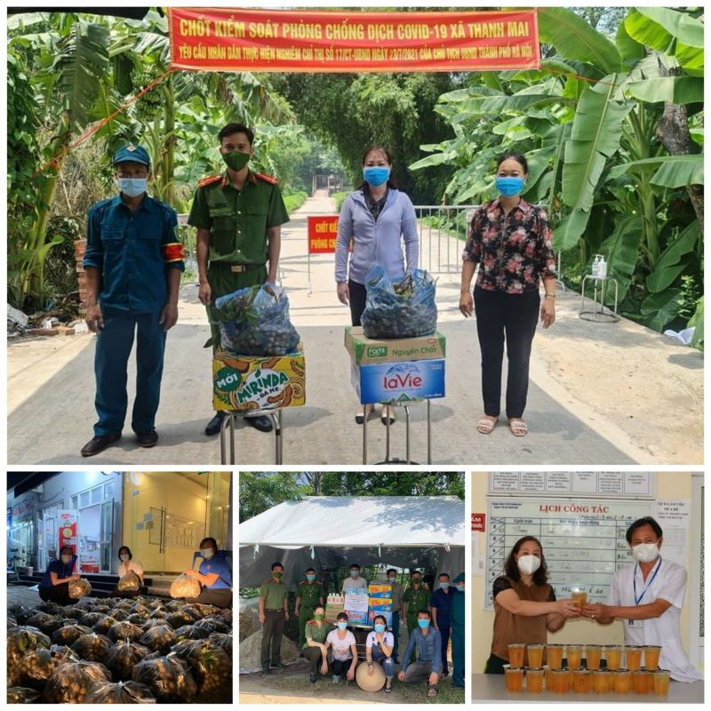 Trong công tác phòng, chống dịch Covid-19. các cấp Hội LHPN huyện Thanh Oai đã ra sức thực hiện các phong trào, hoạt động, huy động nhiều nguồn lực hỗ trợ các lực lượng tuyến đầu và hoàn cảnh khó khăn, với tinh thần 