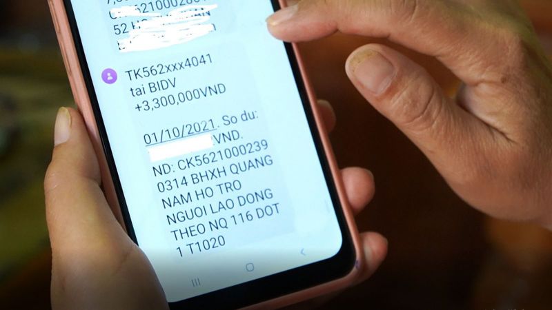 Những người lao động đầu tiên được nhận hỗ trợ từ nguồn kết dư quỹ Bảo hiểm thất nghiệp