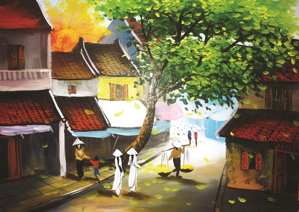 Đi trong  phố cổ Hà Nội - ảnh 1