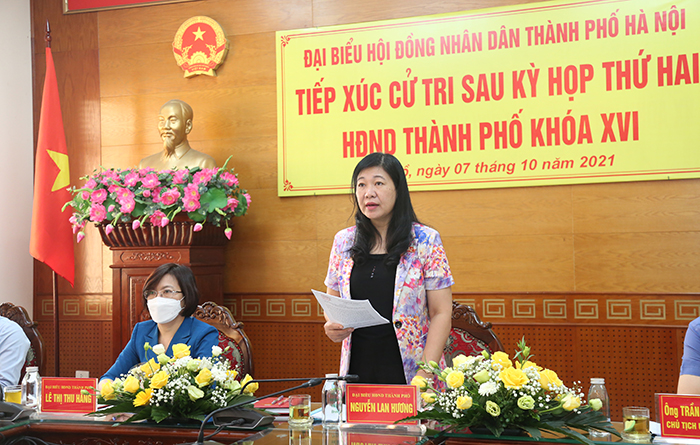 Chủ tịch UB MTTQ TP Hà Nội giải đáp ý kiến của cử tri Chủ tịch UB MTTQ TP Hà Nội giải đáp ý kiến của cử tri