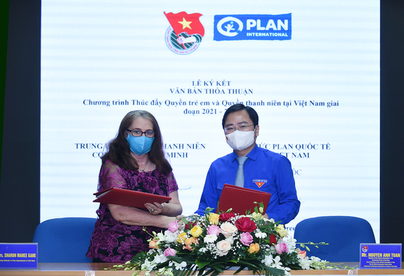 Lễ ký kết văn bản hợp tác giữa Trung ương Đoàn và Tổ chức Plan