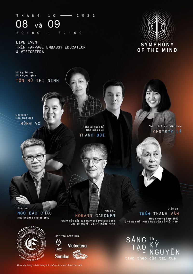 Học giả, chuyên gia Việt Nam và quốc tế hội tụ tại hội nghị thường niên về giáo dục “BẢN HÒA CA TRÍ TUỆ” (Symphony of the mind) với chủ đề “Sáng tạo là kỷ nguyên tiếp theo của trí tuệ”, diễn ra vào 2 ngày 8-9/10