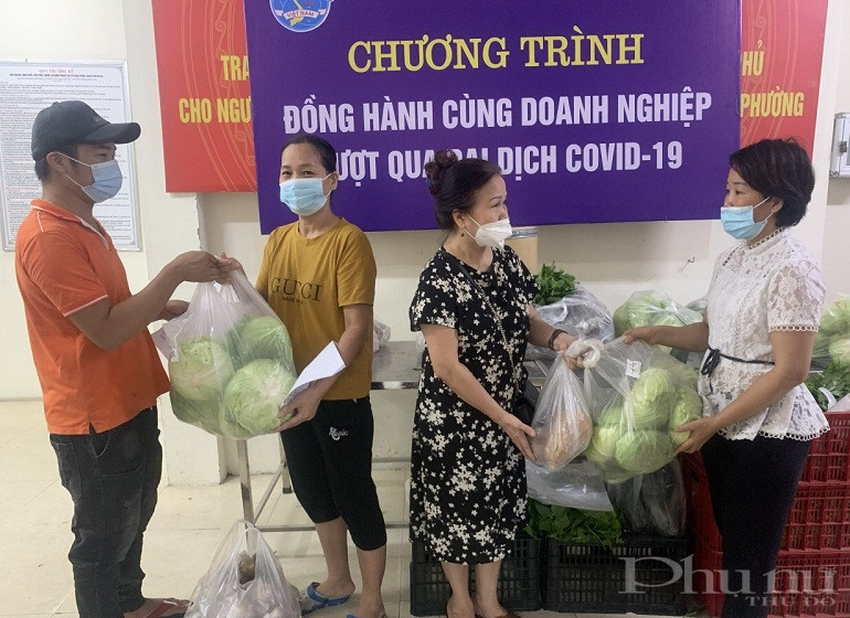 Hội PN thực hiện chương trình đồng hành cùng doanh nghiệp vượt qua đại dịch