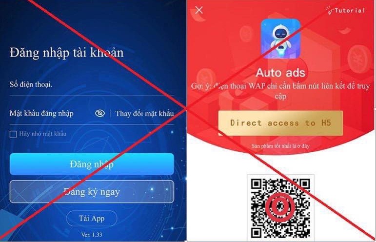 Cảnh báo ứng dụng Auto Ads Cảnh báo ứng dụng Auto Ads