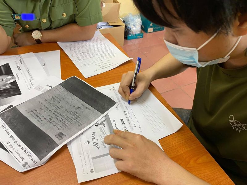 Đối tượng tung tin giả ở xã Tân Ước, huyện Thanh Oai