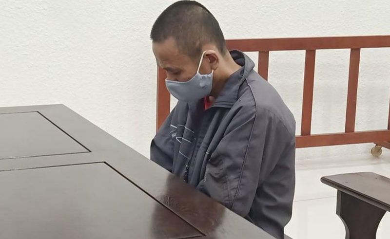 Bị cáo Hoàng tại Toà