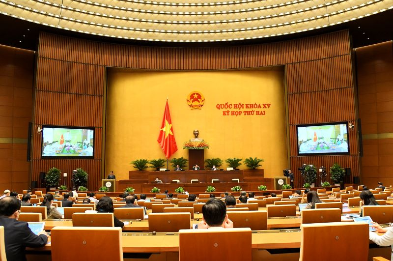 Quang cảnh phiên họp kỳ 2, Quốc hội khóa XV chiều 21/10. (Ảnh: Q.H) Quang cảnh phiên họp kỳ 2, Quốc hội khóa XV chiều 21/10. (Ảnh: Q.H)