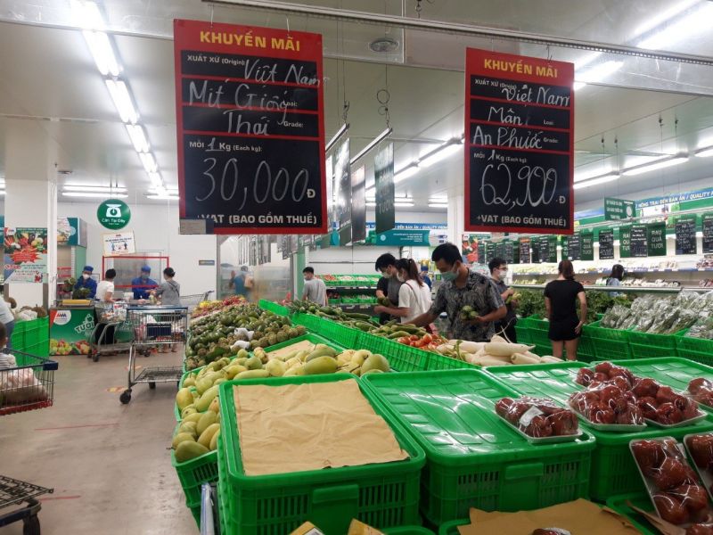 Các siêu thị luôn sẵn sàng nguồn cung hàng hóa để đảm bảo nhu cầu người tiêu dùng